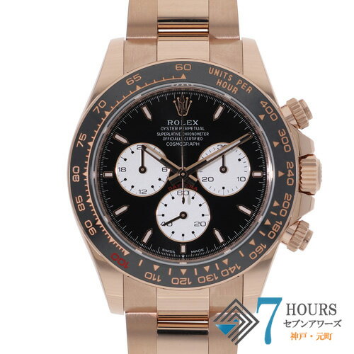 【141865】ROLEX ロレックス 126525LN コスモグラフデイトナ ル・マン ブラックダイヤル ランダム番 PG 自動巻き ギャランティーカード 純正ボックス 腕時計 時計 WATCH メンズ 男性 男 紳士 【未使用品】【中古】
