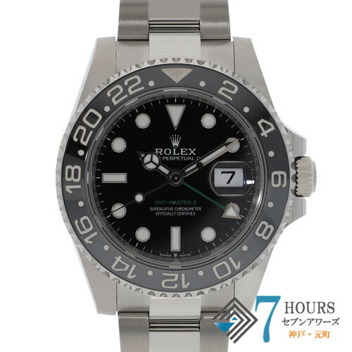 Rakuten - 【142276】ROLEX ロレックス 126710GRNR GMTマスター2 ブラックダイヤル ランダム番 SS 自動巻き ギャランティーカード 当店オリジナルボックス 腕時計 時計 WATCH メンズ 男性 男 紳士【中古】