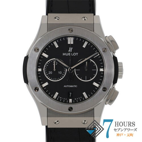 Rakuten - 【142475】HUBLOT ウブロ 541.NX.1171.LR クラシック・フュージョン ブラックダイヤル TI/レザー 自動巻き ギャランティーカード 純正ボックス 腕時計 時計 WATCH メンズ 男性 男 紳士【中古】