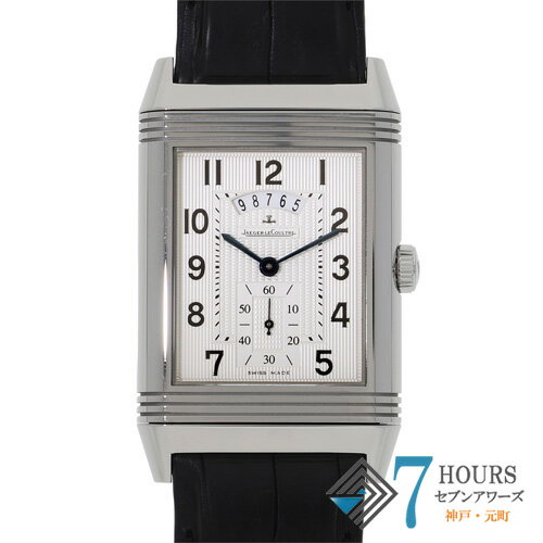 【142660】JAEGER-LECOULTRE ジャガー・ルクルト Q3748420 グランド レベルソ 986 シルバーダイヤル SS/レザー 手巻き 保証書 純正ボックス 腕時計 時計 WATCH メンズ 男性 男 紳士【中古】
