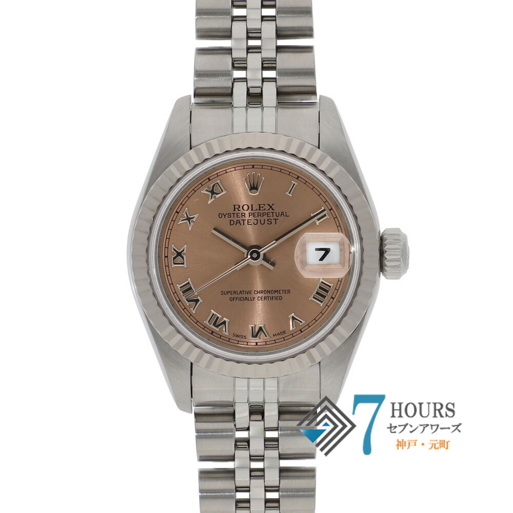 【142695】ROLEX ロレックス 69174 デイトジャスト 26 ピンクローマンダイヤル U番 WG/SS 自動巻き 純正ボックス 腕時計 時計 WATCH レディース 女性 女【中古】