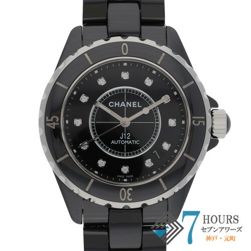 【142948】CHANEL シャネル H1626 J12 ブラックダイヤル CE 自動巻き ギャランティーカード 純正ボックス 腕時計 時計 WATCH メンズ 男性 男 紳士【中古】