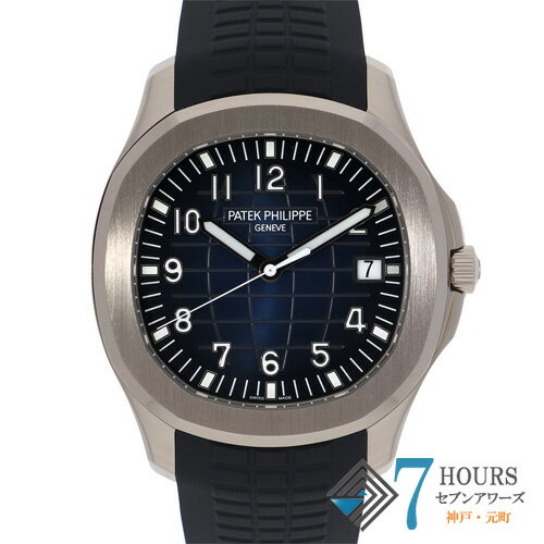 【143829】PATEK PHILIPPE パテックフィリップ 5168G-001 アクアノート ブルーダイヤル WG/ラバー 自動巻き ギャランティーカード 純正ボックス 腕時計 時計 WATCH メンズ 男性 男 紳士【中古】