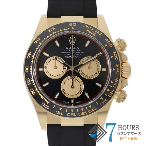 【143908】ROLEX ロレックス 126518LN コスモグラフデイトナ ブラック/シャンパンダイヤル ランダム番 YG/ラバー 自動巻き ギャランティーカード 純正ボックス 腕時計 時計 WATCH メンズ 男性 男 紳士【中古】