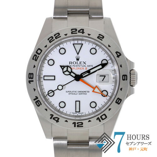 SWATCH - 【143976】ROLEX ロレックス 216570 エクスプローラー2 ホワイトダイヤル ランダム番 SS 自動巻き ギャランティーカード 当店オリジナルボックス 腕時計 時計 WATCH メンズ 男性 男 紳士【中古】