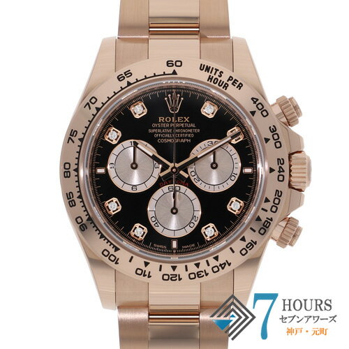 Rakuten - 【144318】ROLEX ロレックス 126505G コスモグラフデイトナ ブラック/サンダストダイヤル ランダム番 PG 自動巻き ギャランティーカード 純正ボックス 腕時計 時計 WATCH メンズ 男性 男 紳士【中古】