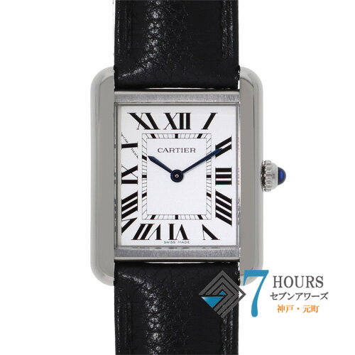 Rakuten - 【145312】CARTIER カルティエ WSTA0030 タンクソロSM シルバーダイヤル SS/レザー クオーツ ギャランティーカード 当店オリジナルボックス 腕時計 時計 WATCH レディース 女性 女【中古】