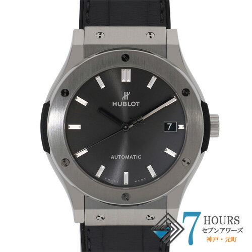 Rakuten - 【145390】HUBLOT ウブロ 511.NX.7071.LR クラシックフュージョン グレーダイヤル CE/TI 自動巻き ギャランティーカード 純正ボックス 腕時計 時計 WATCH メンズ 男性 男 紳士【中古】