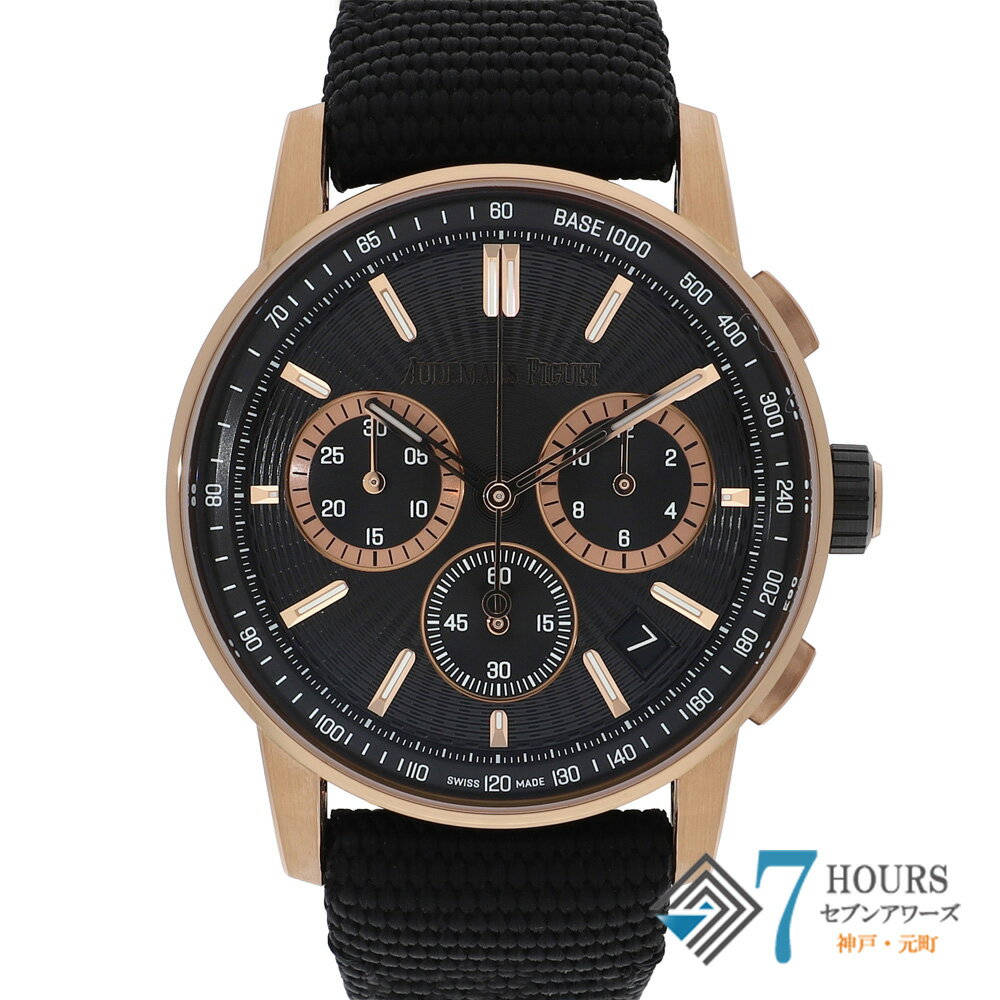 【145892】AUDEMARS PIGUET オーデマ・ピゲ 委託商品 29393NR.OO.A002KB.02 CODE11.59 ブラックダイヤル PG/ナイロン 自動巻き ギャランティーカード 純正ボックス 腕時計 時計 WATCH メンズ 男性 男 紳士 【未使用品】【中古】