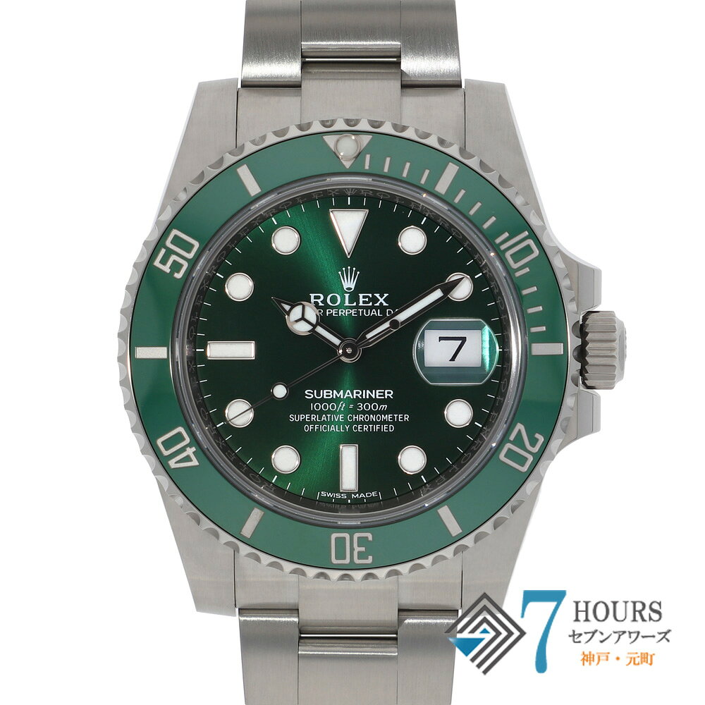 ROLEX ロレックス 116610LV サブマリーナ デイト グリーンダイヤル ランダム番 SS 自動巻き ギャランティーカード 純正ボックス 腕時計 時計 WATCH メンズ 男性 男 紳士
