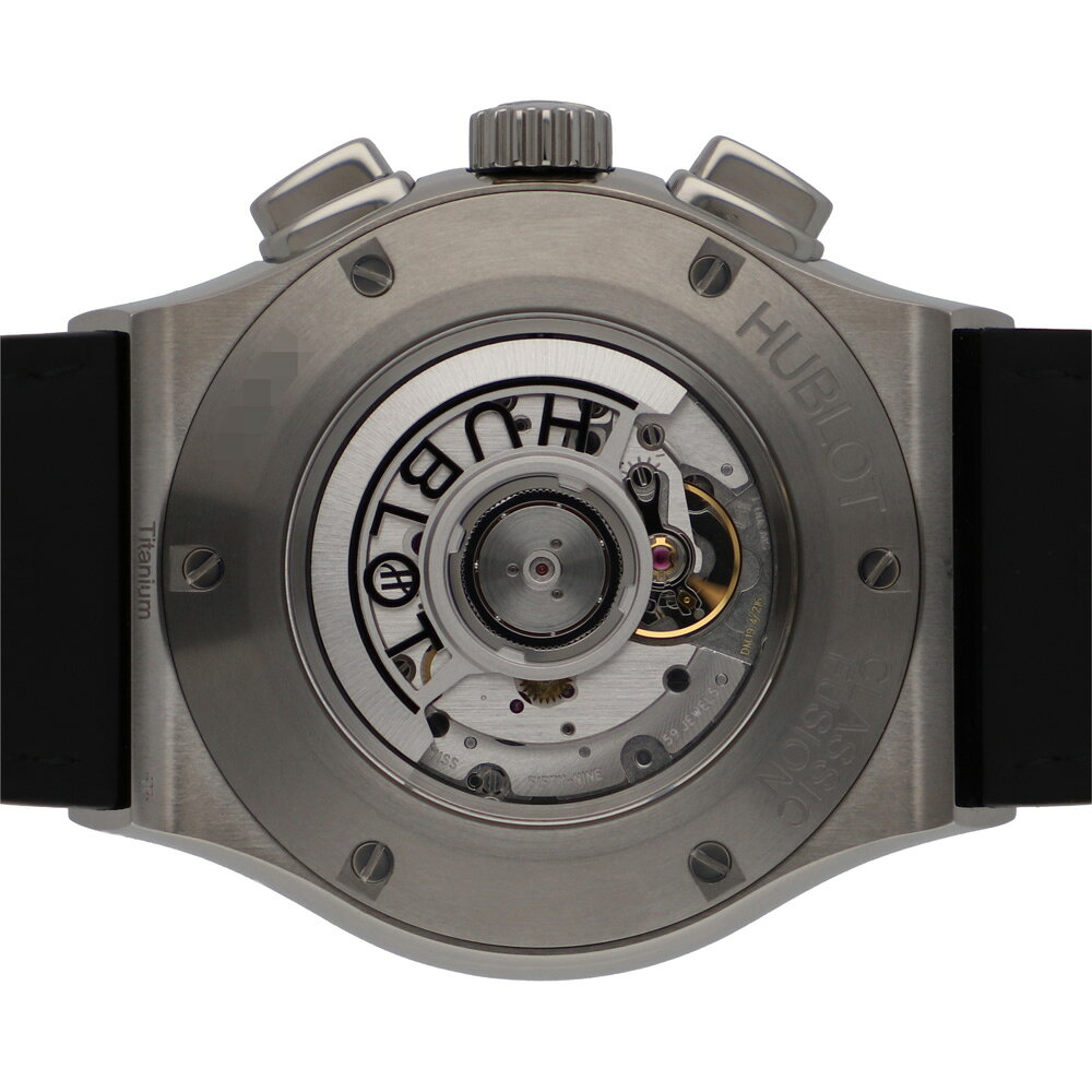 セブンアワーズの【146198】HUBLOT ウブロ 521.NX.6670.LR クラシックフュージョン ブルーダイヤル TI/ラバー 自動巻き ギャランティーカード 純正ボックス 腕時計 時計 WATCH メンズ 男性 男 紳士【中古】｜アングル2