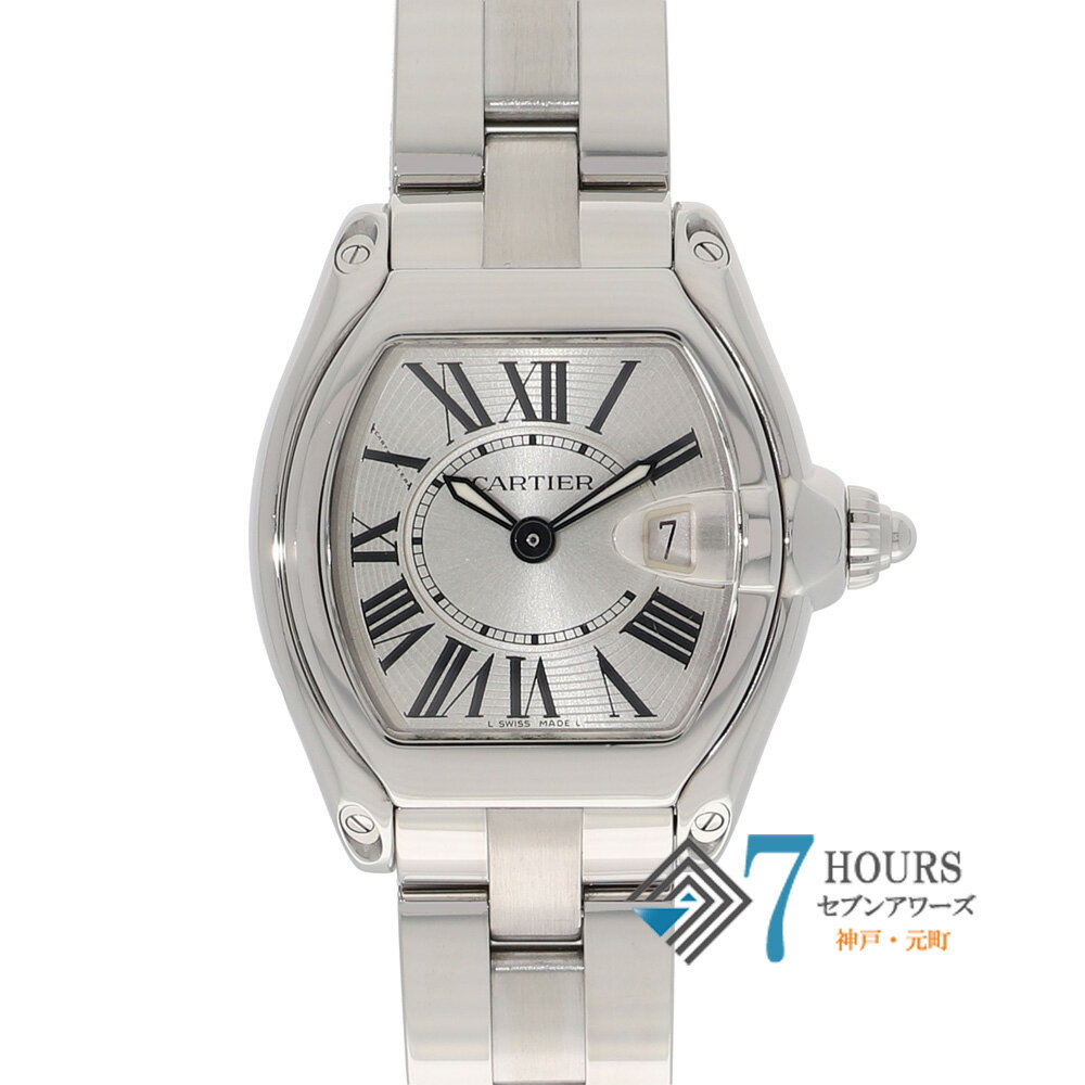 【146630】CARTIER カルティエ W62016V3 ロードスターSM シルバーダイヤル S ...