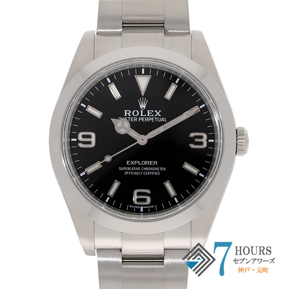 【146816】ROLEX ロレックス 214270 エクスプローラー ブラックダイヤル ランダム番 SS 自動巻き ギャランティーカード 純正ボックス 腕時計 時計 WATCH メンズ 男性 男 紳士【中古】