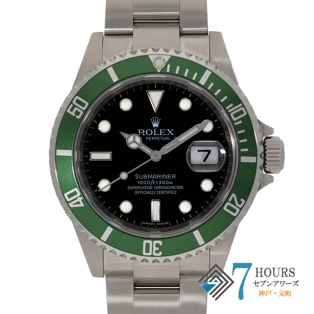 【147366】ROLEX ロレックス 16610LV サブマリーナ デイト ブラックダイヤル V番 SS 自動巻き ギャランティーカード 当店オリジナルボックス 腕時計 時計 WATCH メンズ 男性 男 紳士【中古】