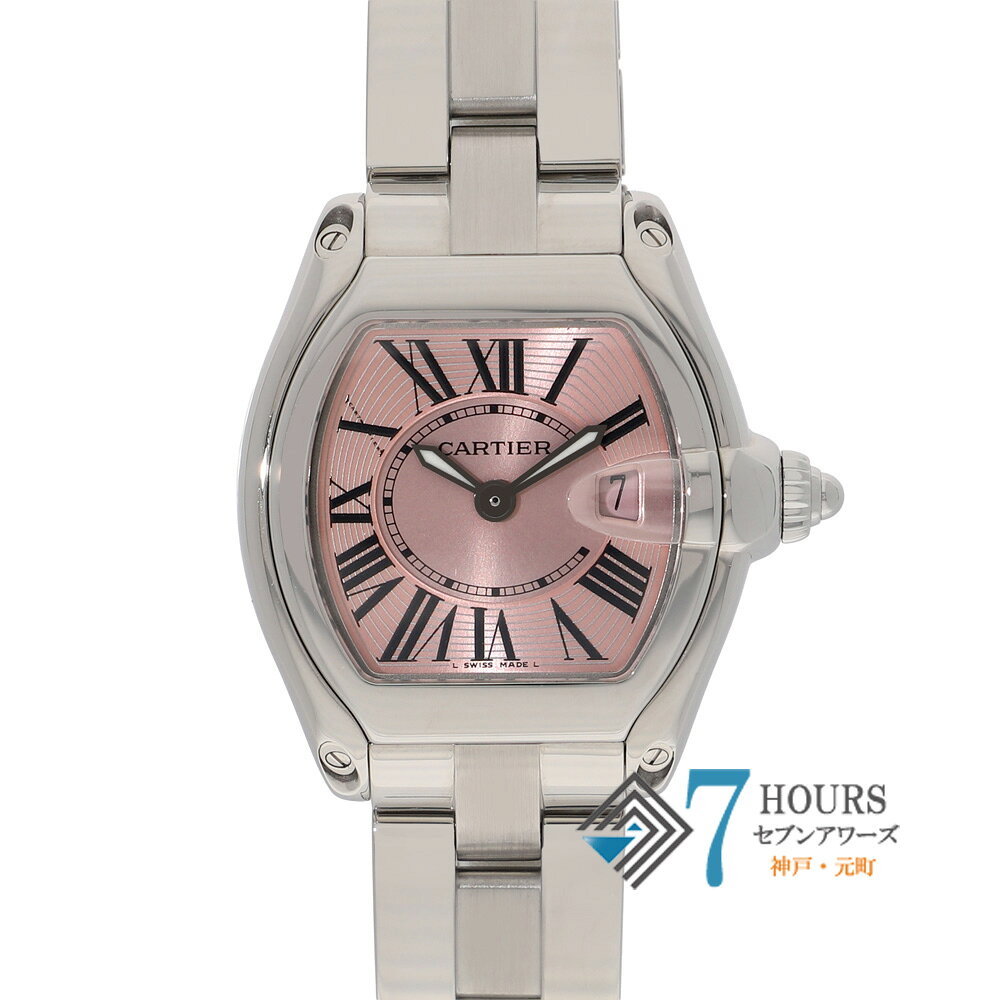 【147418】CARTIER カルティエ W62017V3 ロードスター ピンクダイヤル SS ク ...