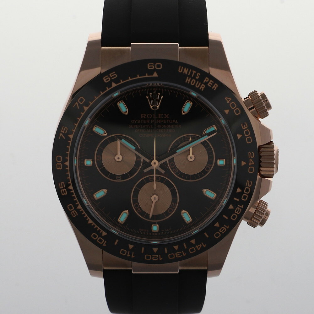 セブンアワーズの【147209】ROLEX ロレックス 116515LN コスモグラフデイトナ ブラック/サンダストダイヤル ランダム番 RG/ラバー 自動巻き ギャランティーカード 当店オリジナルボックス 腕時計 時計 WATCH メンズ 男性 男 紳士【中古】｜アングル2