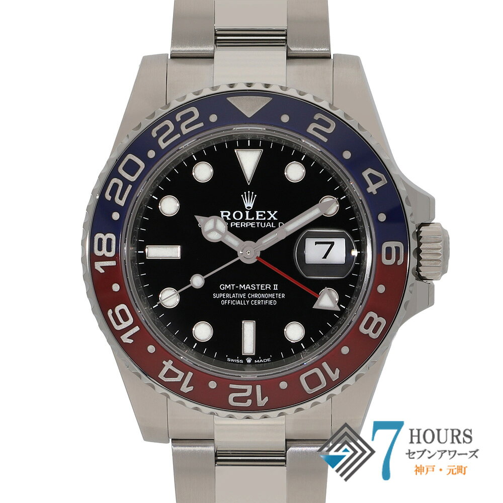 【147223】ROLEX ロレックス 126710BLRO GMTマスター2 ブラックダイヤル ランダム番 SS 自動巻き ギャランティーカード 当店オリジナルボックス 腕時計 時計 WATCH メンズ 男性 男 紳士【中古】