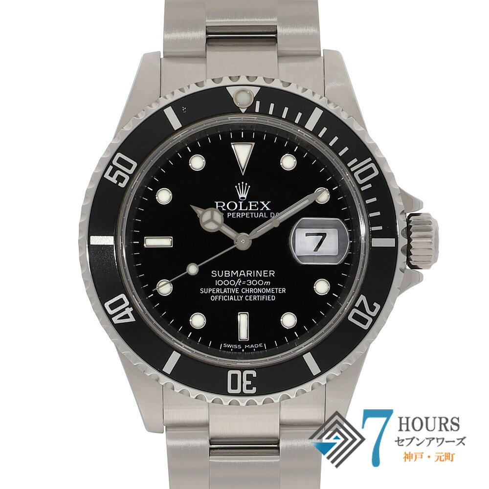 【147584】ROLEX ロレックス 16610 サブマリーナ デイト ブラックダイヤル M番 SS 自動巻き 当店オリジナルボックス 腕時計 時計 WATCH メンズ 男性 男 紳士【中古】