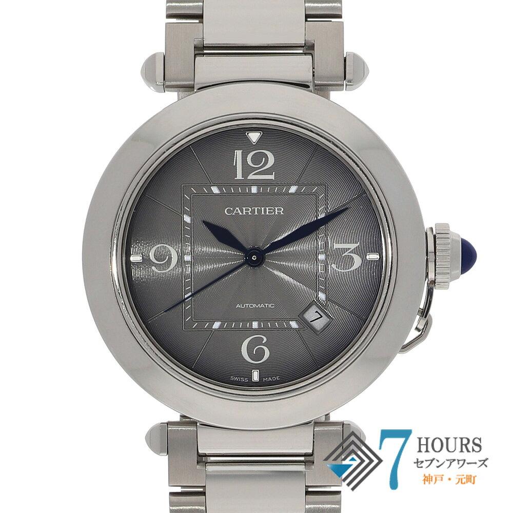 【147742】CARTIER カルティエ WSPA0026 パシャドゥカルティエ アンスライトグレーダイヤル SS 自動巻き ギャランティーカード 当店オリジナルボックス 腕時計 時計 WATCH メンズ 男性 男 紳士【中古】