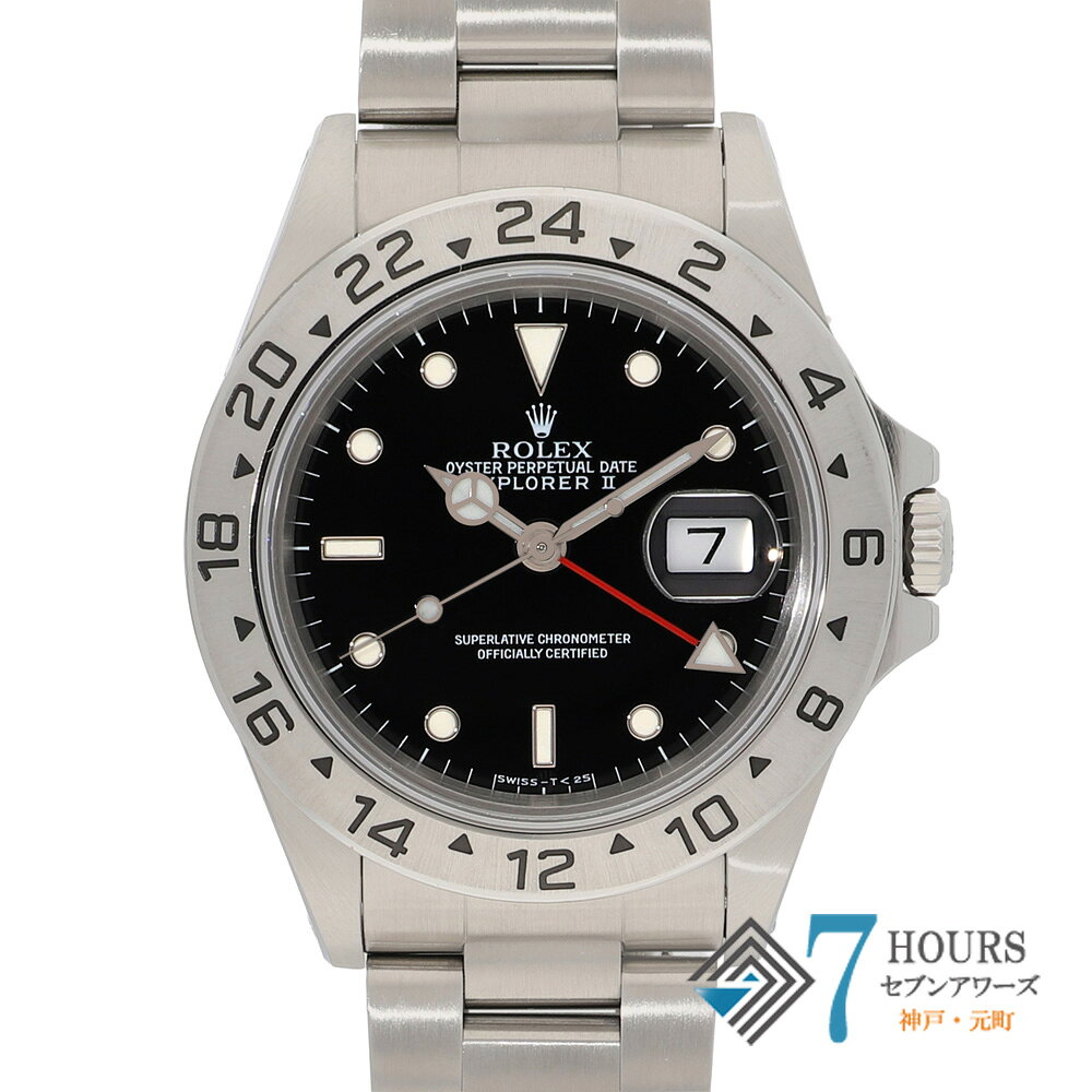 147812】ROLEX ロレックス 16570 エクスプローラー2 ブラックダイヤル