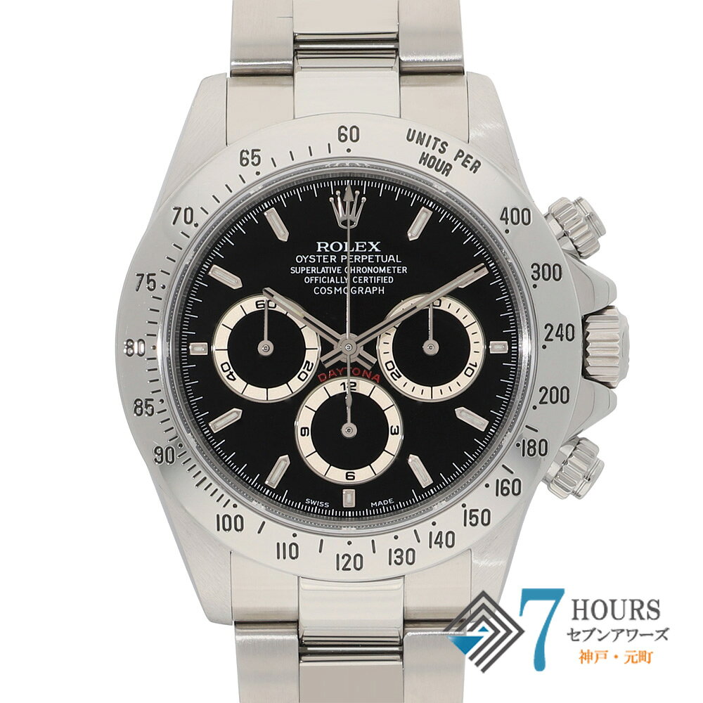 【147813】ROLEX ロレックス 16520 コスモグラフデイトナ ブラックダイヤル A番 SS 自動巻き ギャランティーカード 当店オリジナルボックス 腕時計 時計 WATCH メンズ 男性 男 紳士【中古】