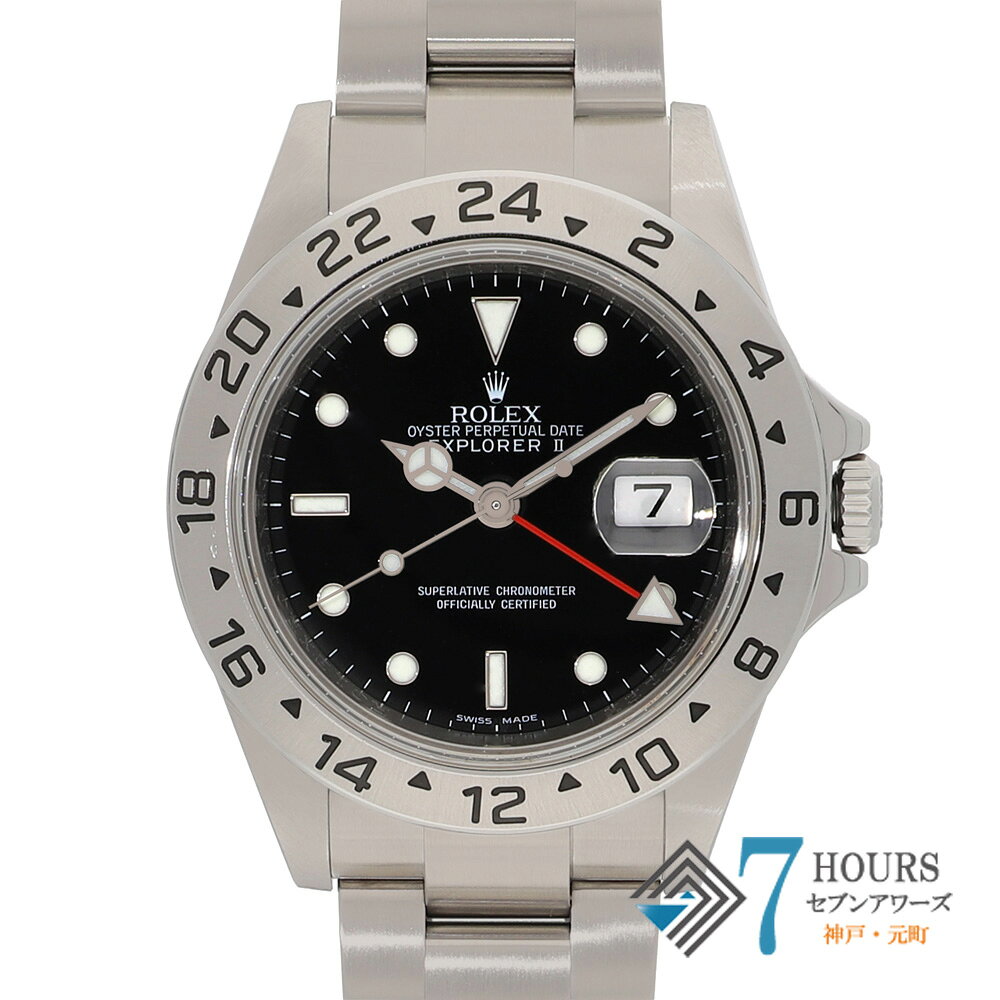 【147826】ROLEX ロレックス 16570 エクスプローラー2 ブラックダイヤル M番 SS 自動巻き ギャランティーカード 当店オリジナルボックス 腕時計 時計 WATCH メンズ 男性 男 紳士【中古】