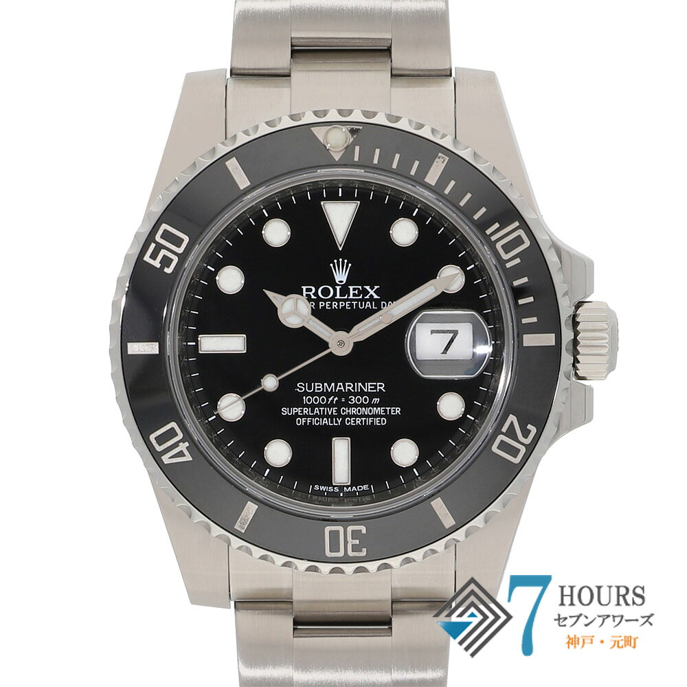 【147845】ROLEX ロレックス 116610LN サブマリーナ デイト ブラックダイヤル ランダム番 SS 自動巻き ギャランティーカード 当店オリジナルボックス 腕時計 時計 WATCH メンズ 男性 男 紳士【中古】