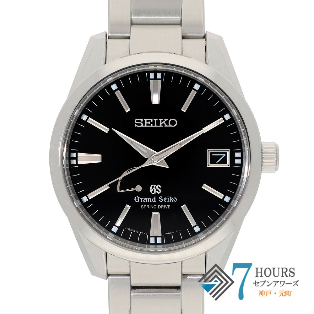 【148533】SEIKO セイコー SBGA101/9R65-0BM0 グランドセイコー ブラックダイヤル SS スプリングドライブ ギャランティーカード 純正ボックス 腕時計 時計 WATCH メンズ 男性 男 紳士【中古】