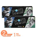 【送料無料】 スポーツビューワンデー 2箱 (1箱30枚) コンタクトレンズ ワンデー アイミー スポーツ ビュー コンタクト 1Day 1日使い捨て SPORTS VIEW ONEDAY AIME 運動 アスリート