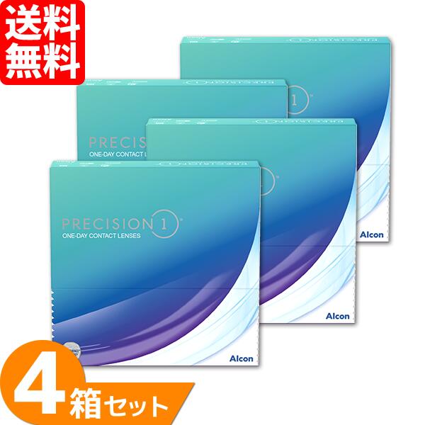 楽天7lens【送料無料】 プレシジョンワン バリューパック 4箱セット （1箱90枚） アルコン ワンデー 1日使い捨て コンタクトレンズ 1day コンタクト UVカット 新世代ワンデー クリアレンズ PRECISION1 Alcon まとめ買い