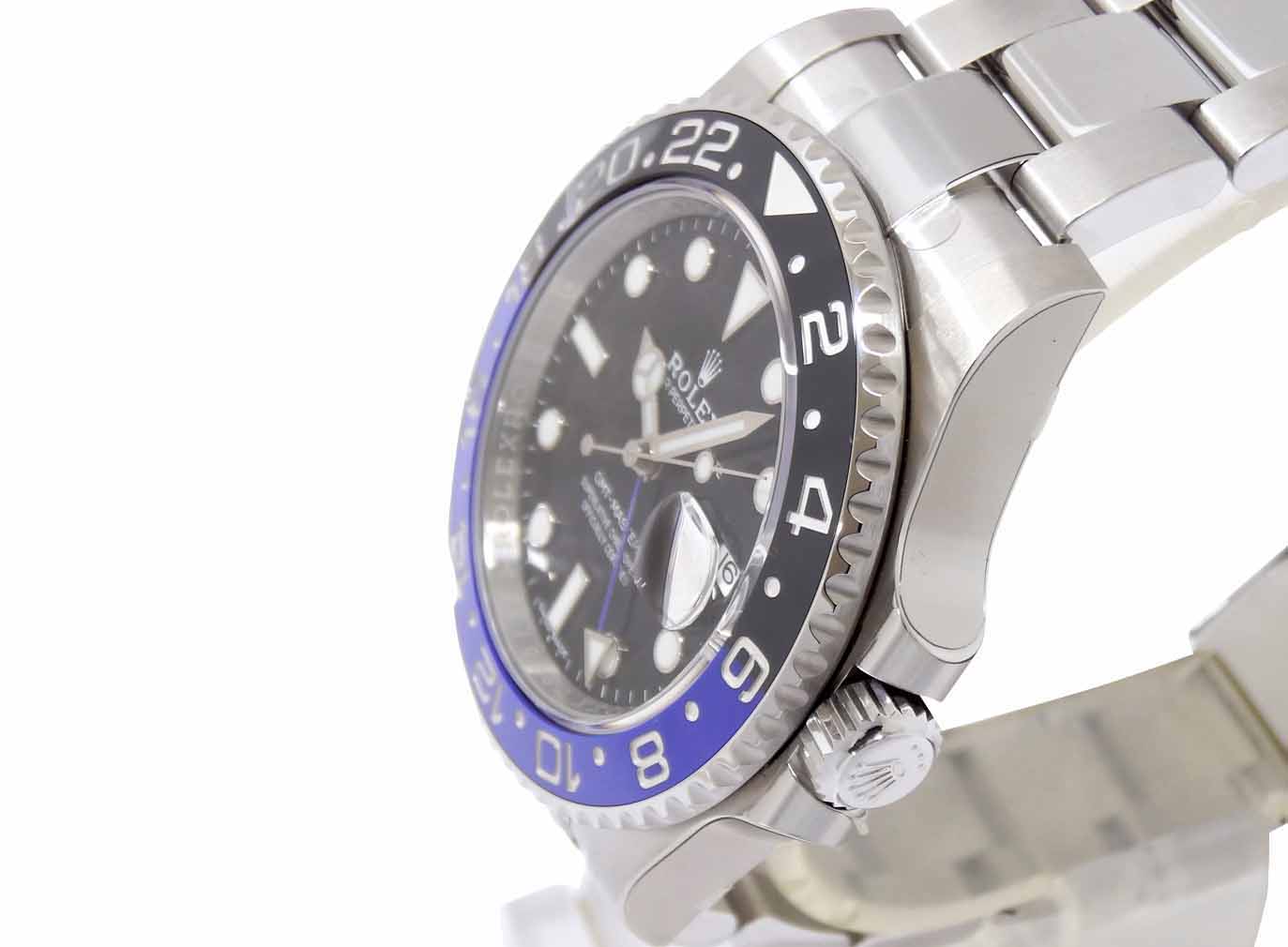 ロレックス GMTマスターII 116710BLNR ランダム・2017年・箱・保証書付 未使用