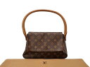 LOUIS VUITTON ルイヴィトン モノグラム ミニ・ルーピング M51147 【中古】Bランク