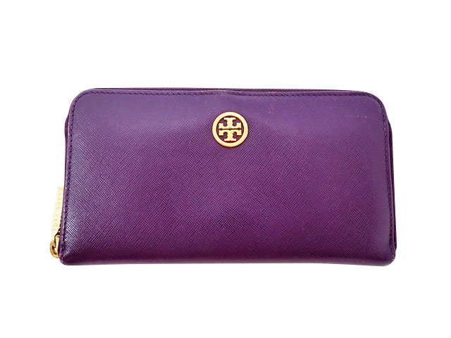 トリーバーチ TORY BURCH Robinson ロビンソン ジップ コンチネンタル ウォレット ラウンドファスナー長財布 50009063 Bランク