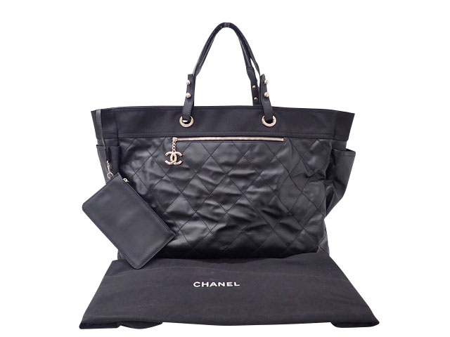 シャネル CHANEL パリビアリッツ トートバッグ TGM Aランク