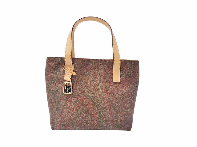 ETRO エトロ Paisley Mini Tote Bag ペイズリー ミニ トートバッグ 01249 8010 600 【中古】Aランク