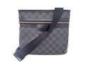 LOUIS VUITTON ルイヴィトン Damier Graphite ダミエ・グラフィット Thomas トマス Shoulder Bag ショルダーバッグ N58028 【中古】ABランク(4)
