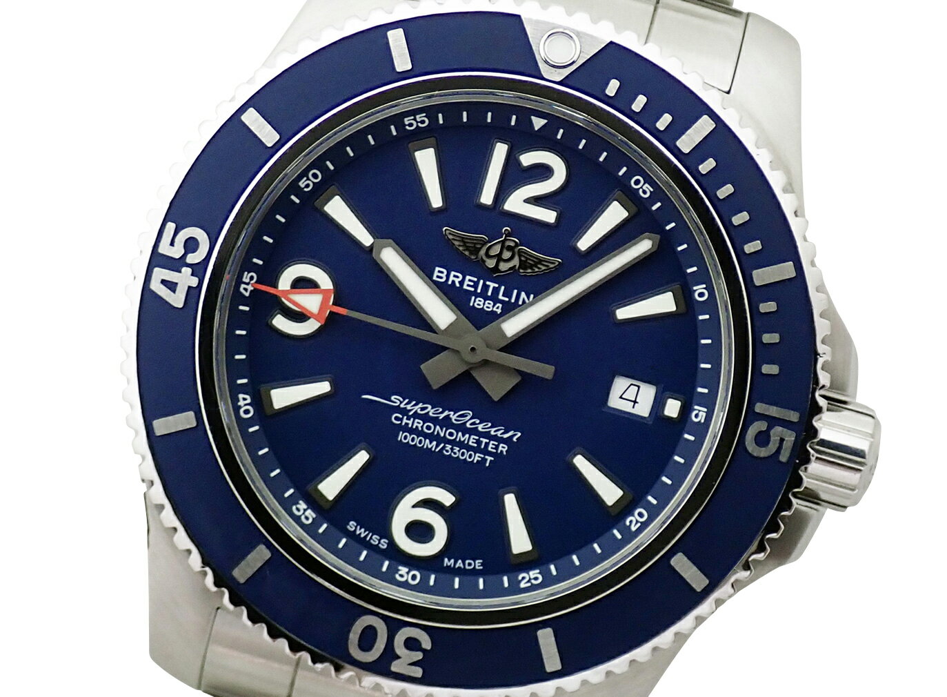 ブライトリング スーパーオーシャン オートマチック 44 A17367D81C1A1/A17367 箱・保証書付【中古】