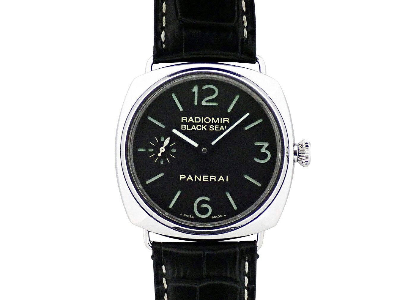 パネライ ラジオミール ブラックシール PAM00183 箱・保証書付【中古】