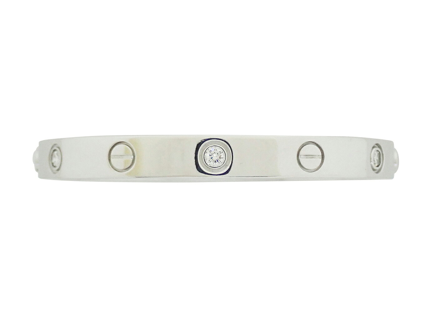 Rakuten - カルティエ ラブブレス K18WG 6Pダイヤ 【中古】