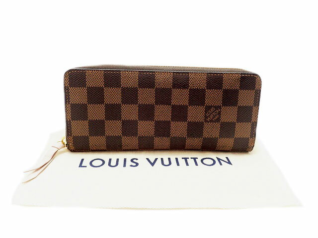 Rakuten - LOUIS VUITTON ルイヴィトン DAMIER EBENE ダミエ・エベヌ Clemence Wallet ポルトフォイユ・クレマンス N41626【中古】Bランク