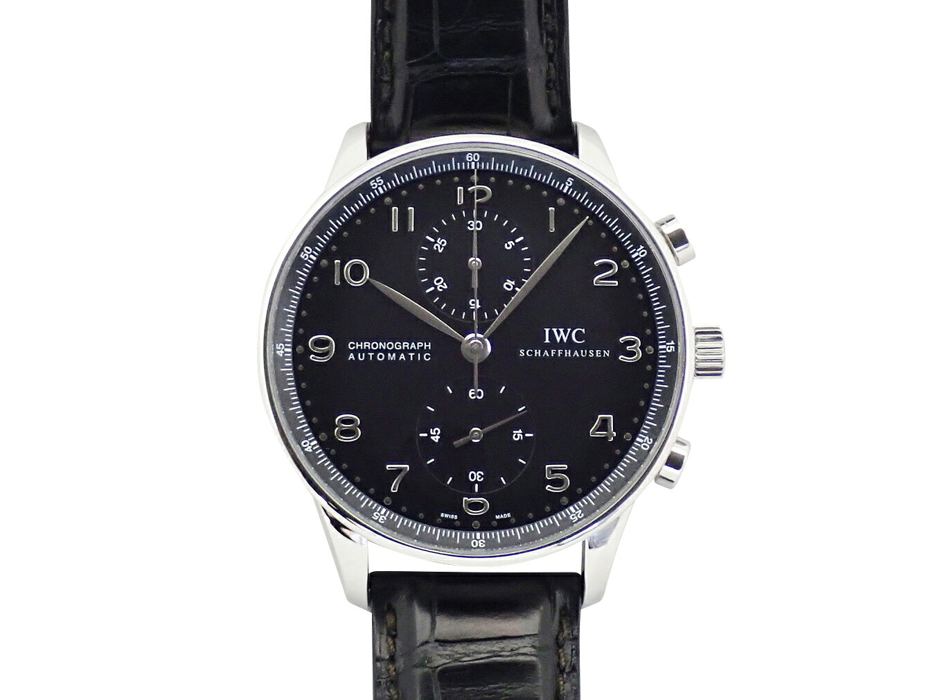 IWC ポルトギーゼ クロノグラフ IW371438 2007年・箱・保証書付【中古】