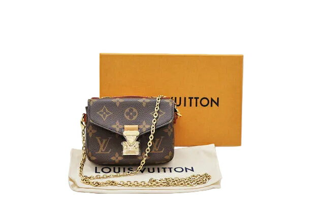 Rakuten - LOUIS VUITTON ルイヴィトン Monogram モノグラム Micro Metis ミクロ メティス Pochette Chain Shoulder Bag ポシェット チェーン ショルダーバッグ M81267【中古】新品同様SAランク
