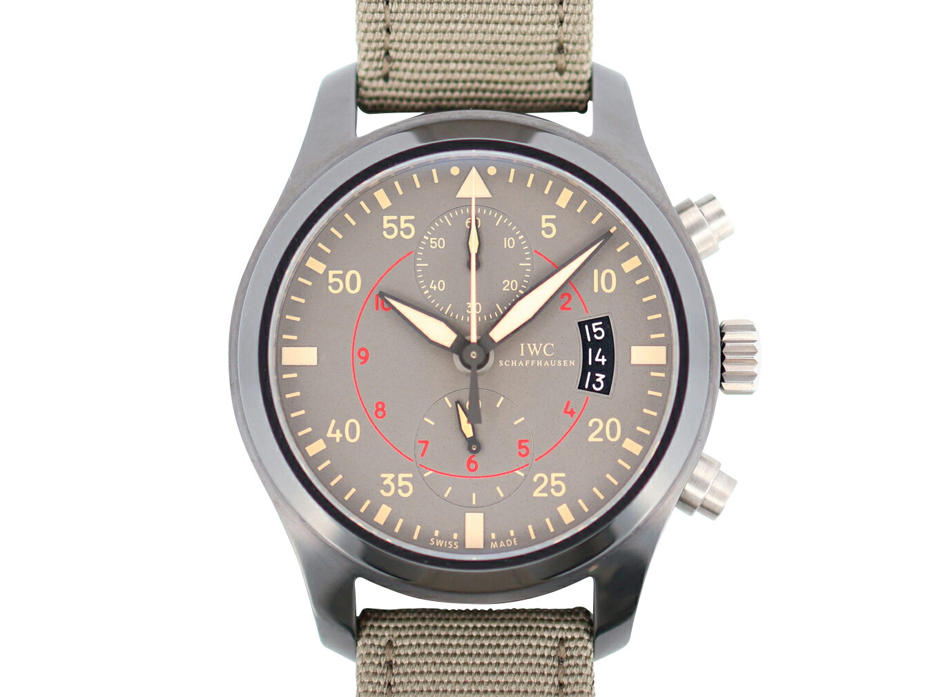 Rakuten - IWC パイロットウォッチ クロノグラフ トップガン ミラマー IW388002 2013年・箱・保証書付【中古】