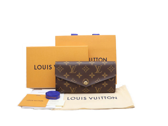 LOUIS VUITTON ルイヴィトン Monogram モノグラム Portefeuille Sarah ポルトフォイユ・サラ M62234 ABランク