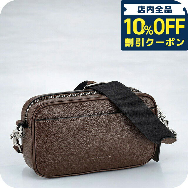 樂天商城 - ＼10%OFFクーポン★GW限定／ コーチ ショルダーバッグ メッセンジャーバッグ メンズ アウトレット ブランド COACH CR179 SVMPL シルバー/メイプル ブラウン 斜めがけ 高級 おしゃれ プレゼント 男性 実用的 かっこいい 26230