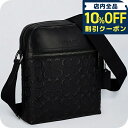 \全品10%OFFクーポン/ コーチ ショルダーバッグ メンズ ブランド COACH シグネチャー レザー 4009 QB BK 1 ブラック
