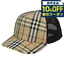 \10%割引クーポン★5/7 10時迄/ バ−バリ− キャップ メンズ ブランド BURBERRY 8070787 L ベージュ