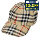 \10%割引クーポン★5/7 10時迄/ バ−バリ− キャップ メンズ レディース ブランド BURBERRY 8075641 L ベー...