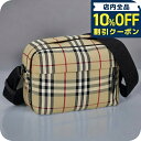 \全品10%OFFクーポン/ バ-バリ- ショルダーバッグ メンズ ブランド BURBERRY チェック 8084111 ベージュ