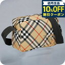 \全品10%OFFクーポン/ バ-バリ- ショルダーバッグ メンズ ブランド BURBERRY チェック 8091320 ベージュ